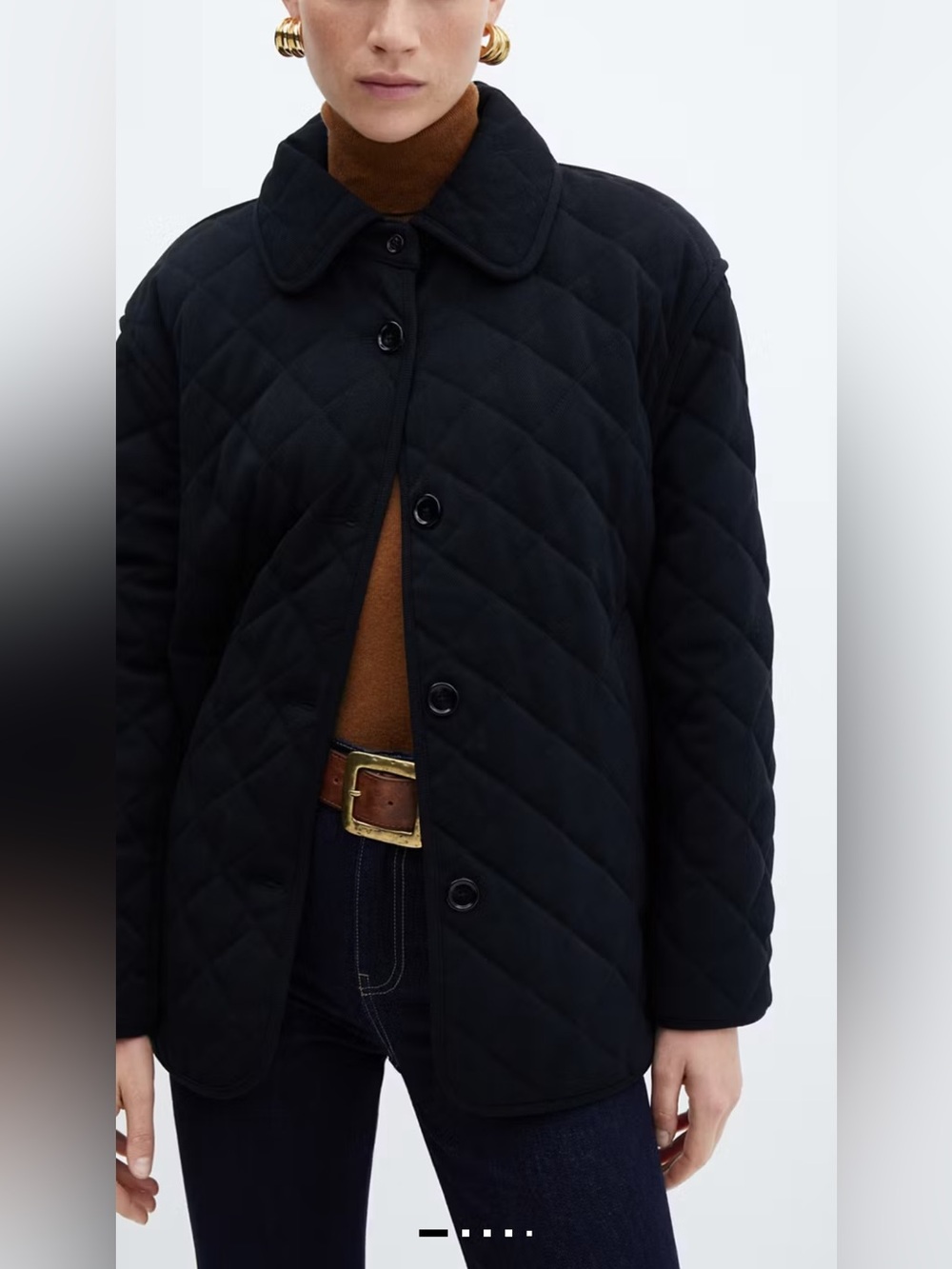 Mango Quilted Jacket